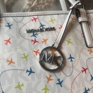 Rare Michael Kors Jet Set Airplane Tote NWT